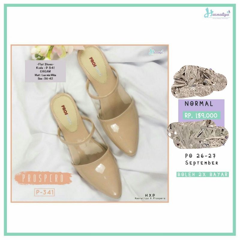P 341 Prospero x Hasnaliya bayar 2X Harga Diskon