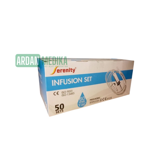 Infus Set Dewasa Serenity / Selang Infus (Per Box)