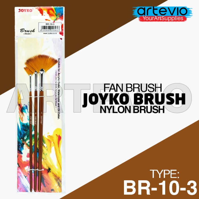 

Brush / Kuas Cat Air / Cat Minyak / Lukis / Acrylic Joyko BR-10-3