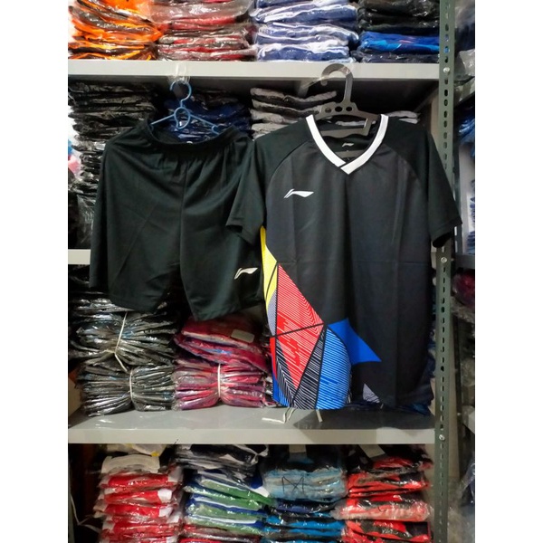 BAJU BADMINTON DEWASA SETELAN BADMINTO L156P JERSEY BULUTANGKIS