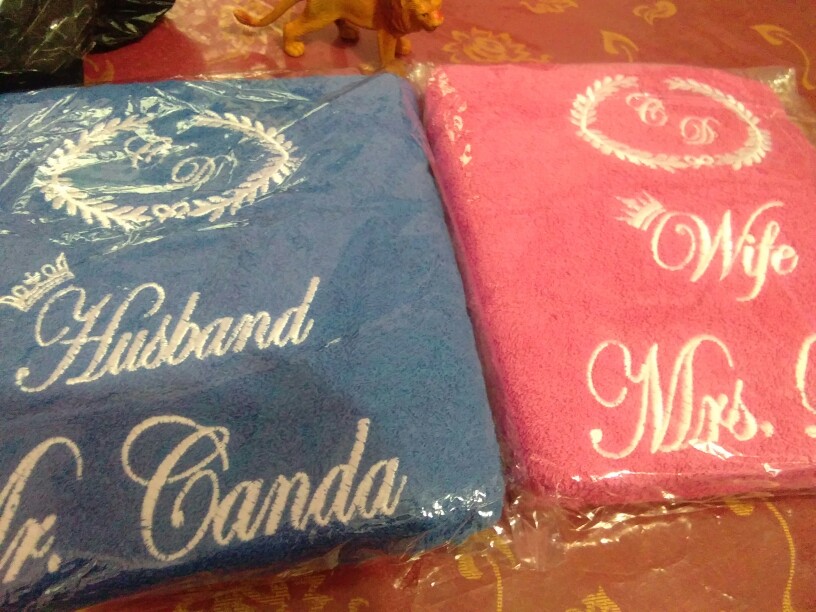 Handuk Couple Mutia (tanpa Box)