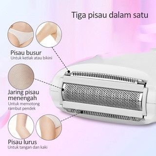 【Pengiriman Privasi】Baru Alat Cukur Listrik Lsi Ulang Portabel Wanita Alat Penghilang Rambut Seluruh Tubuh Mencuci Rambut Alat Cukur