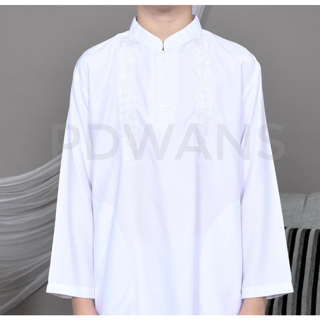 BAJU KOKO Pakistan Remaja Putih Setelan Anak 5 6 7 8 9 10 Tahun BGM09 PDWANS