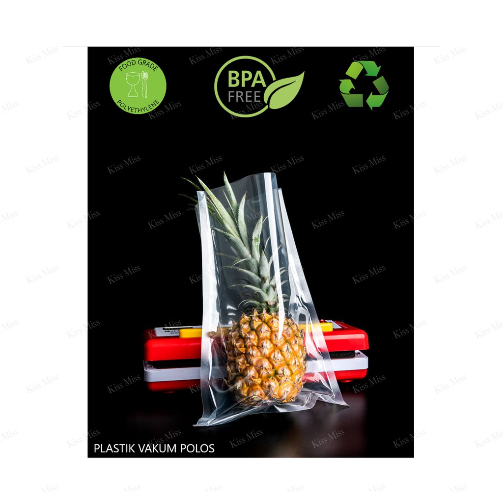 Plastik Vakum POLOS - 25x35 - Vacuum Sealer - Nylon - Vacum - SINBO - Plastik Makanan - BENING