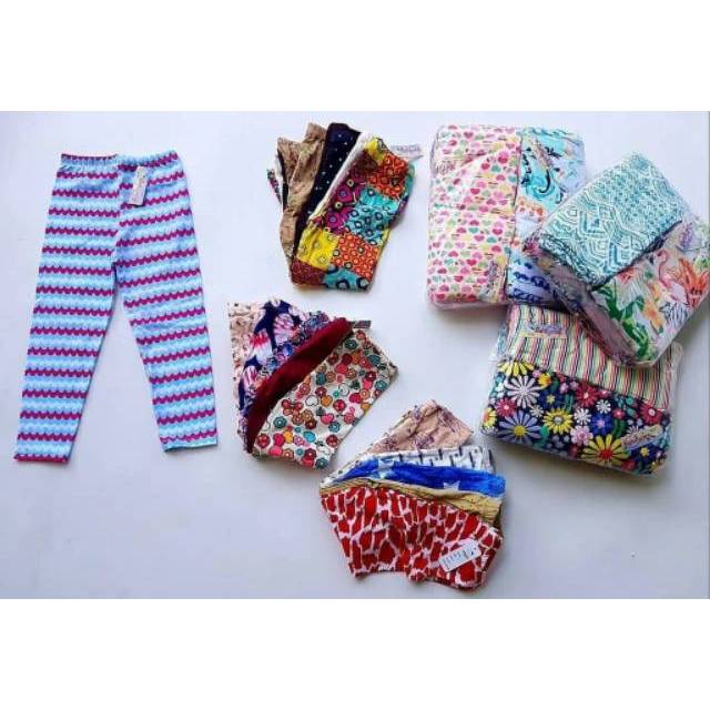 GROSIR Celana Legging Anak Perempuan XXL Murah Callysta Callista Motif Polos