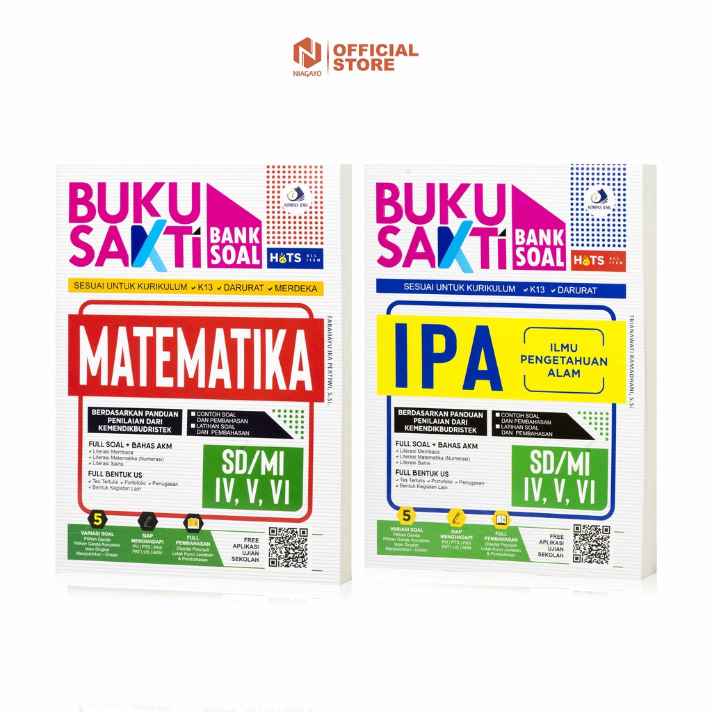 Jual Buku SD SD MI Kelas 4 5 6 Buku Sakti Bank Soal IPA / Buku Sakti ...