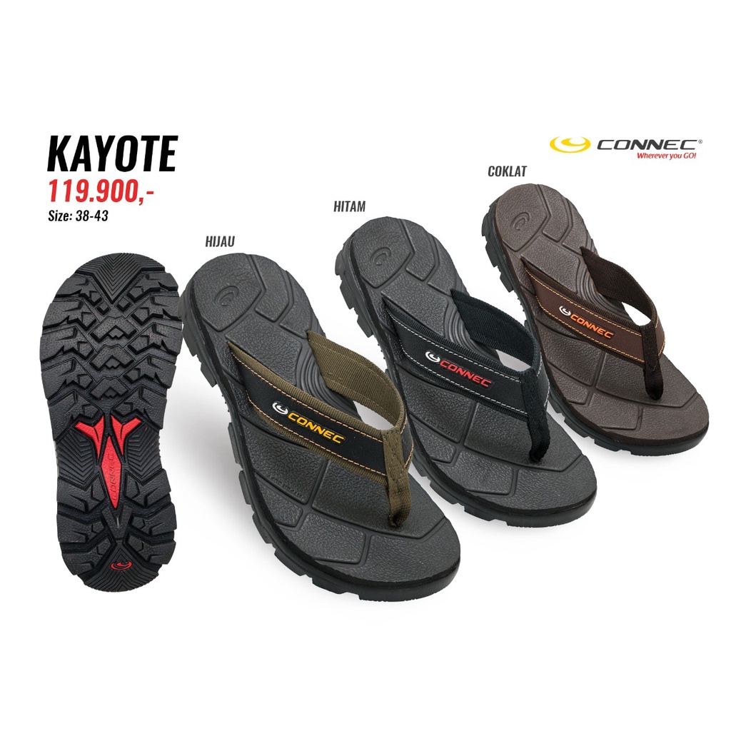 Sandal Japit Connec Kayote Original