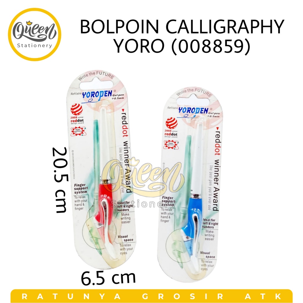 

1 PCS BOLPEN CALLIGRAPHY YORO / PULPEN KALIGRAFI / BALLPOINT SENI (008859)