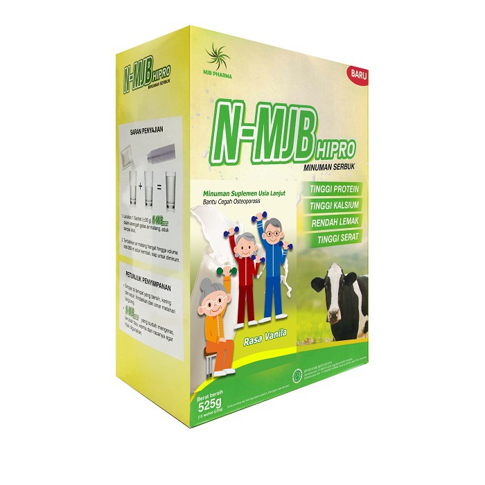 

NMJB Hipro Senior - susu lansia tinggi protein (N-MJB Hipro)