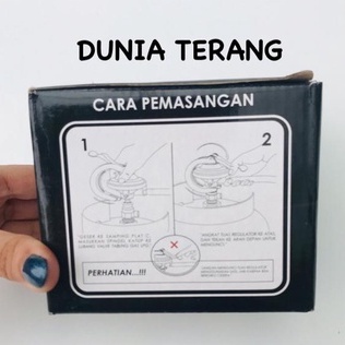 Regulator STARCAM Meter - Regulator Otomatis Pengaman dengan Meteran - Gas Regulator STAR CAM Tekanan Rendah SC-T12RM standar SNI