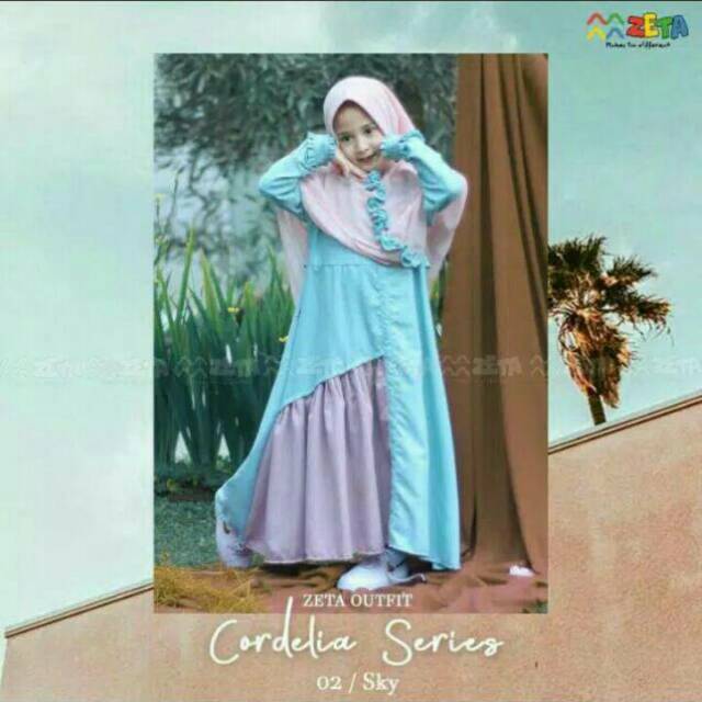 Gamis anak cordelia series by zeta outfit