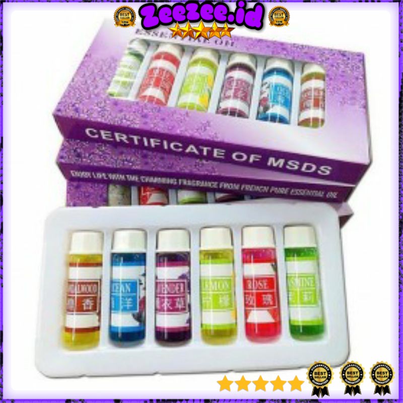 Essential Oils Minyak Aromatherapy Diffusers 5ml Mixing 6 PCS - 3544