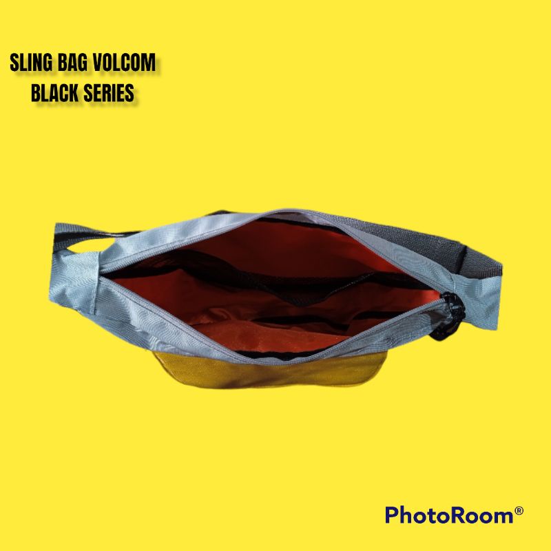 FUKU SLING BAG VOLCOM TAS VOLCOM TAS SELEMPANG VOLCOM SLINGBAG VOLCOM LOGO BORDIR