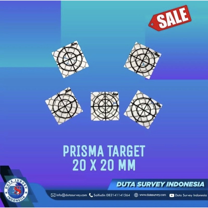 

PRISMA TARGET/STIKER PRISMA TARGET 20x20 , 30x30, 40x40, 50x50