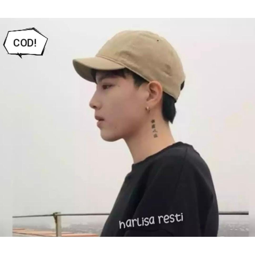 Topi pria distro lidah pendek/ Topi distro pria / topi pria keren pet pendek-COD