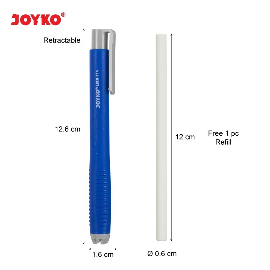 

Mechanical Eraser / Penghapus Cetek cetek Mekanik Bonus Refill MER-114