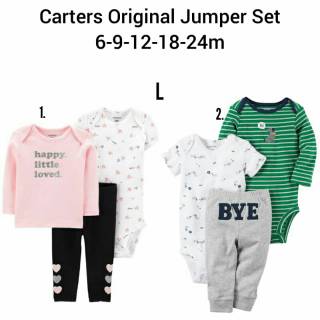 Set Jumper 3in1 set carter  bayi  baju  bayi  carters  