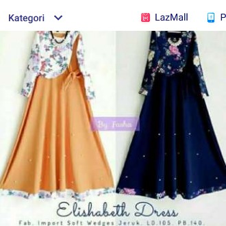 Baju Gamis Elizabeth Dress
