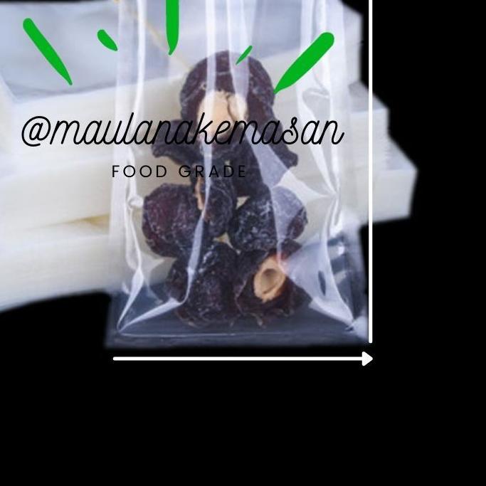 

✯ Plastik vakum vacuum bag 11x16 cm 100 lembar 75 micron berkualitas promo tebal 80 mikron ➨
