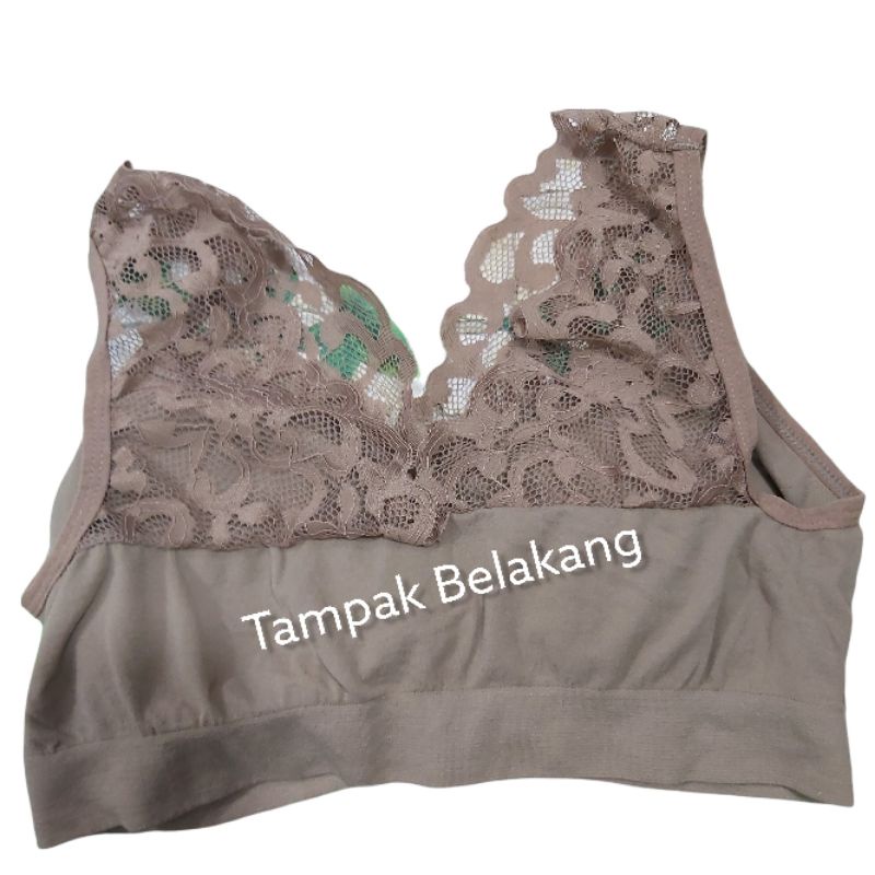 Bra Paris Miniset Wanita Miniset Renda Brokat