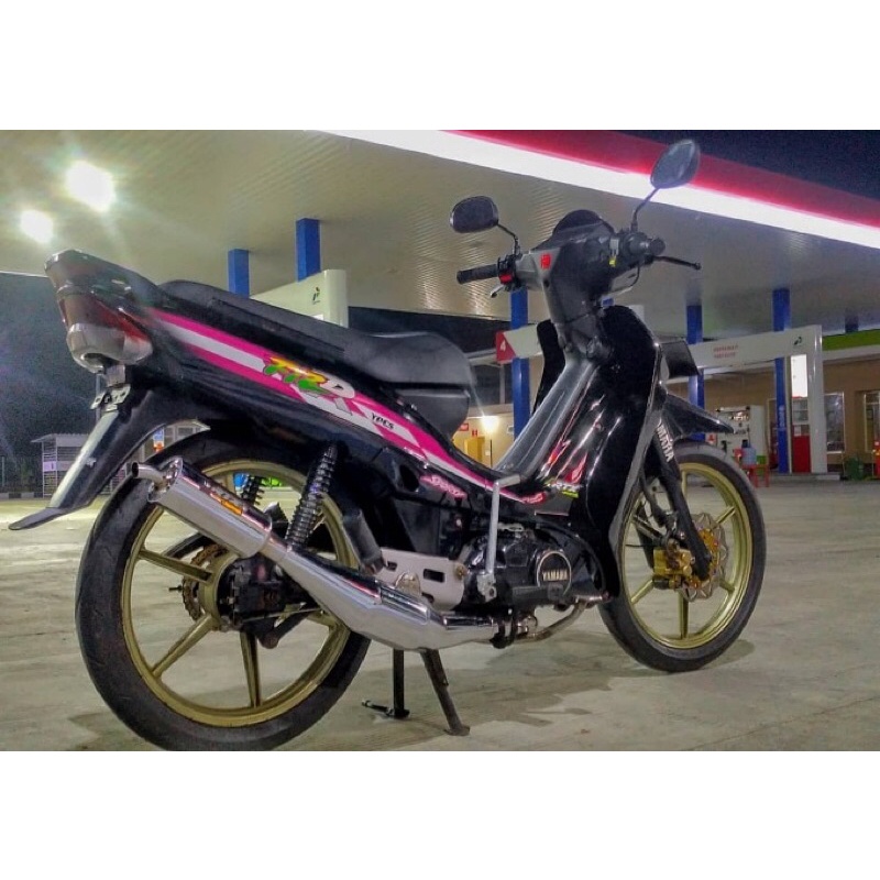 Knalpot standar racing full chrome f1zr fizr fiz force1 by rtx