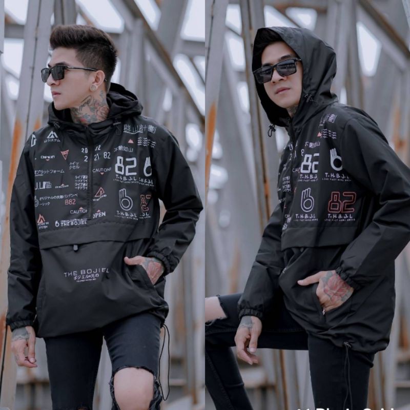 JAKET CAGOULE FULL PRINT THE BOJIEL - JAKET COWOK - JAKET PARASUT - JAKET FULL PRINT