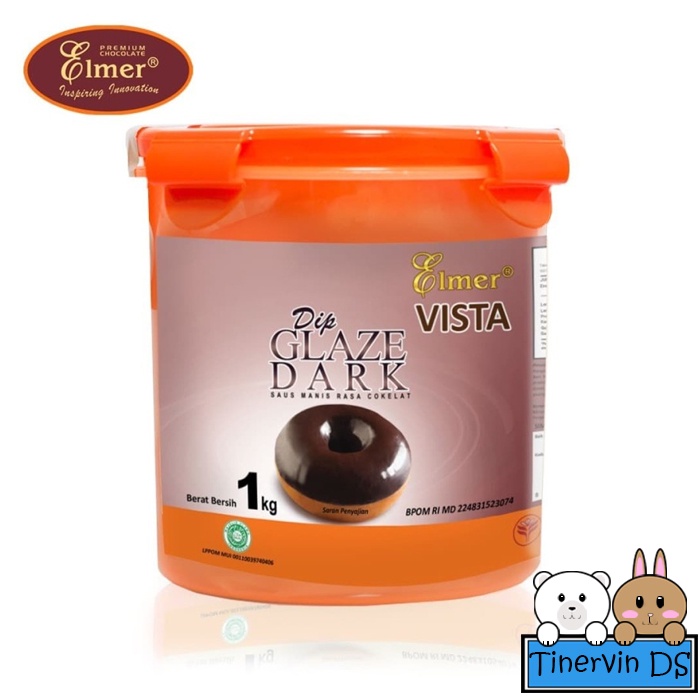 

Dark Vista Dip Glaze - ELMER - Kemasan Pabrik 1kg