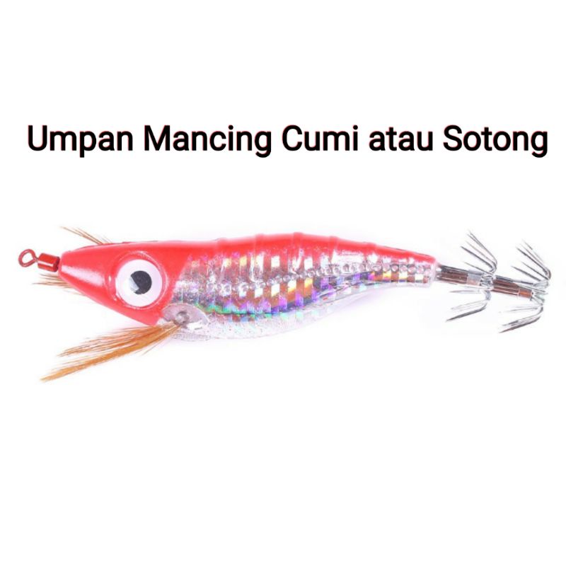 Umpan Tiruan Memancing Cumi atau Sotong