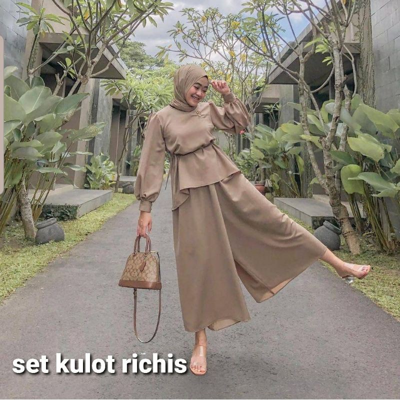 Harga Setelan Kulot Terbaik Bawahan Muslim Wanita Fashion Muslim Mei 2021 Shopee Indonesia