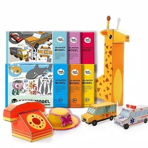 

Premium Product!!! Mainan Kertas Lipat 3D - Paper Craft Joan Miro -Origami -Activity - Paling Diminati