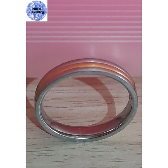 Cincin Titanium Model Kombinasi Warna