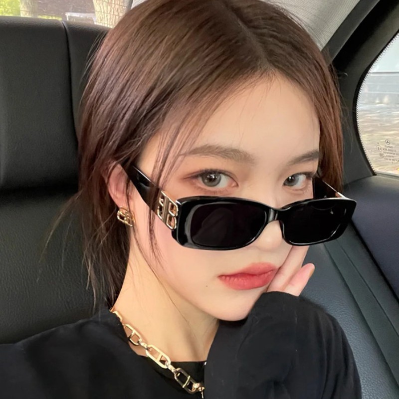 2021 new small box fashion hollow ins cat eye sunglasses