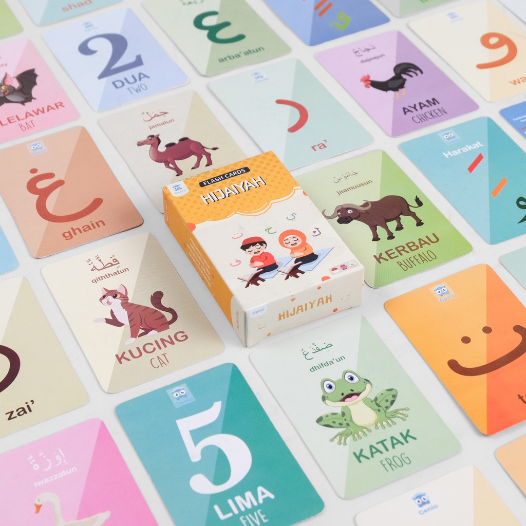 FlashCard / Flash Card Edukasi Anak Mainan Edukasi Anak Kartu Pintar Balita 1-6 Tahun PAUD TK SD MUSLIM ISLAM ISLAMI HIJAIYAH ANGKA ALFABET BENDA SEHARI HARI HEWAN KENDARAAN ABJAD ANGKA ARAB WARNA BENTUK EXPRESI TUBUH KELUARGA ANATOMI INDONESIA INGGRIS-HIJAIYAH