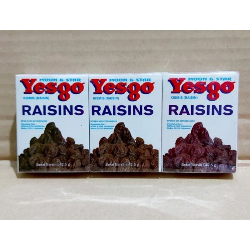 

Yesgo Raisins Hitam 42.5gr