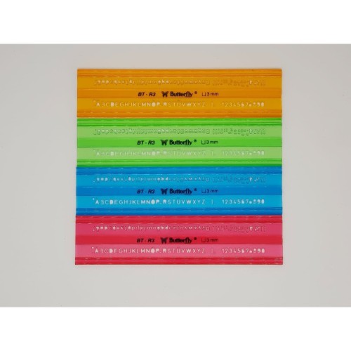 

Butterfly Mal Huruf BT-R3 3mm Penggaris Plastik