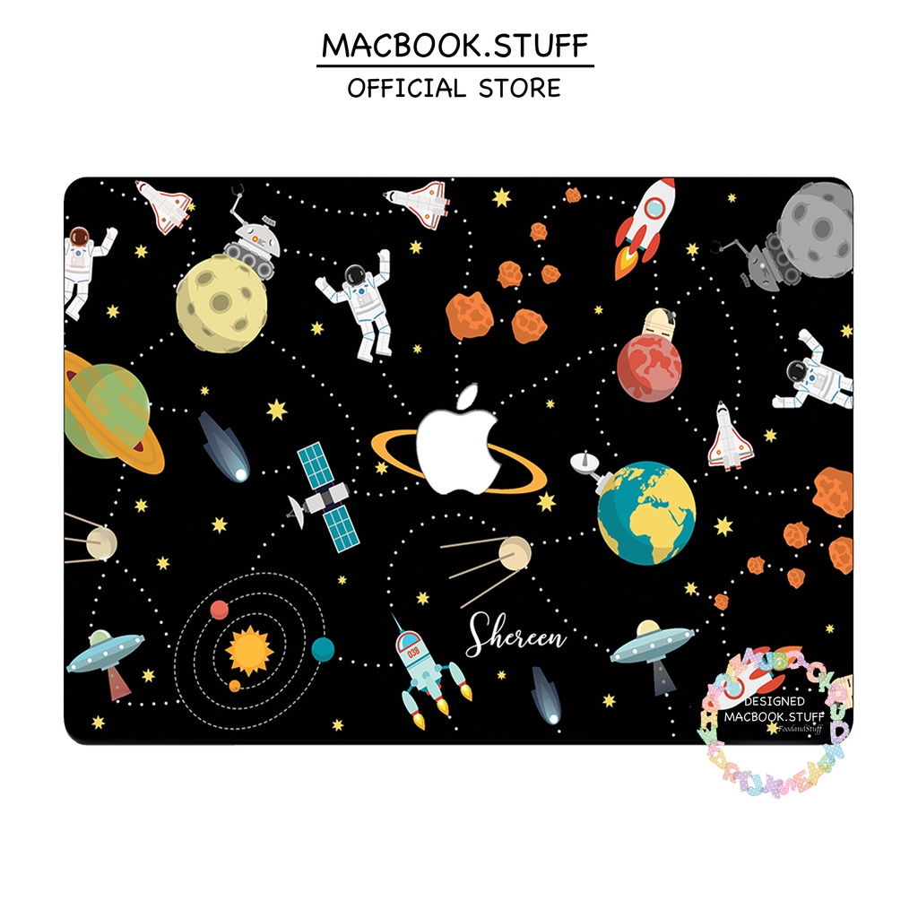 CASE MACBOOK Case CUSTOM ROCKET DESIGN NEW AIR PRO RETINA 11 12 13 14 15 16 INCH NON /  WITH CD ROOM / TOUCHBAR / TOUCH ID / M1 2020 2021 2022