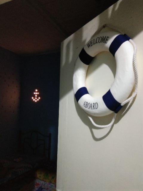 Pelampung Kapal Home Decor Lifebuoy Ring Boat Hiasan Dinding Jangkar