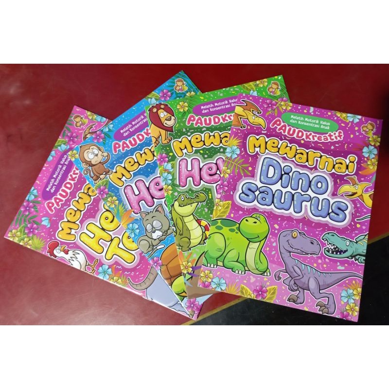 

Buku Anak Paud Kreatif Mewarnai