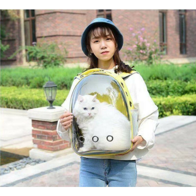 Tas Transparan Kucing / Tas Kucing / Tas Ransel Anjing Kucing Transparan / Tas Backpack Kucing