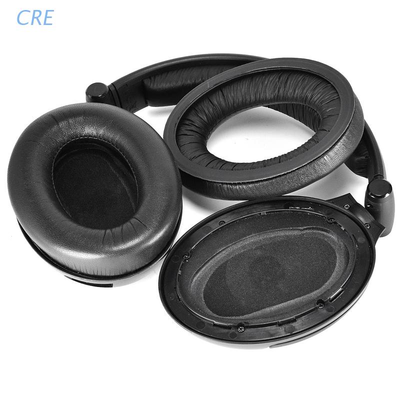 Cre Busa Bantalan Telinga Headphone Bahan Kulit Domba Lembut Untuk 560S