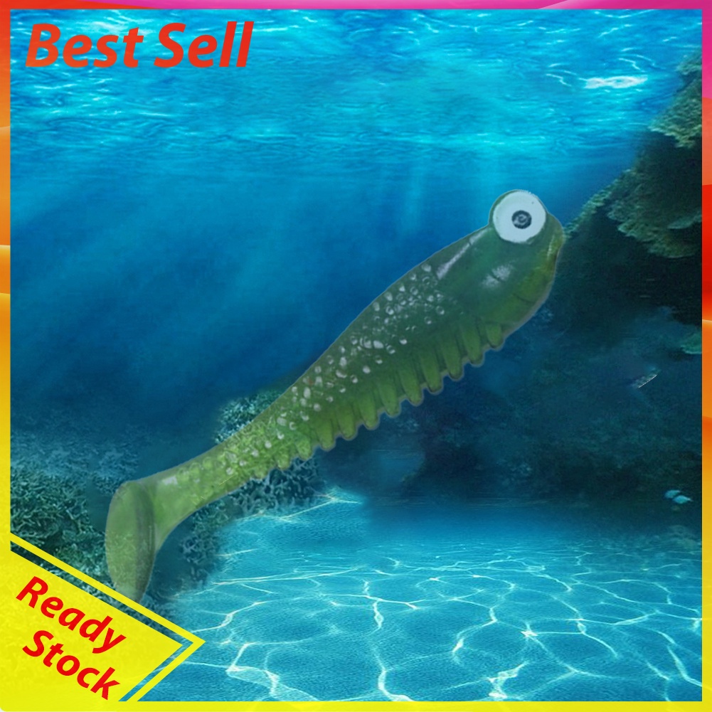 Fishing Lures 5.5cm 1.2g T Tail Soft Bait Artificial Wobblers Bass Swimbait