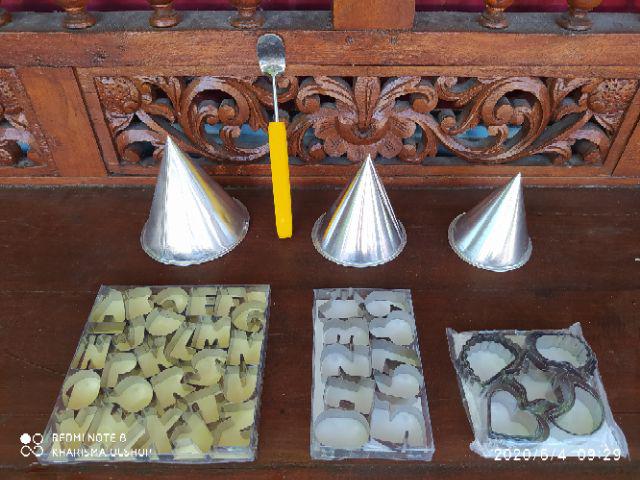 Cetakan Huruf Abjad Kue Kacang