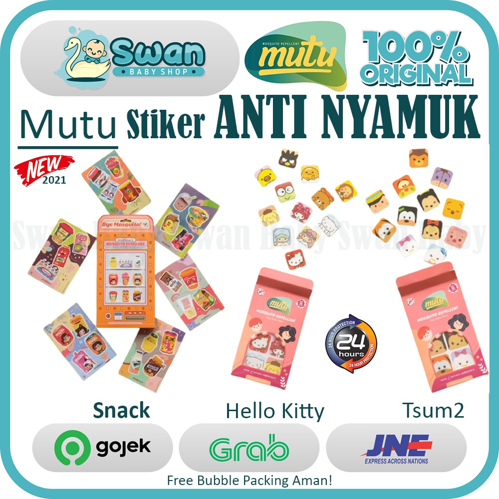 Mutu Mosquito Patch / Stiker Anti Nyamuk Muttu