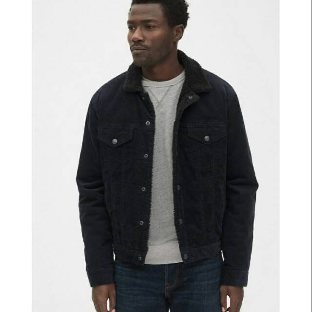 gap sherpa lined corduroy jacket