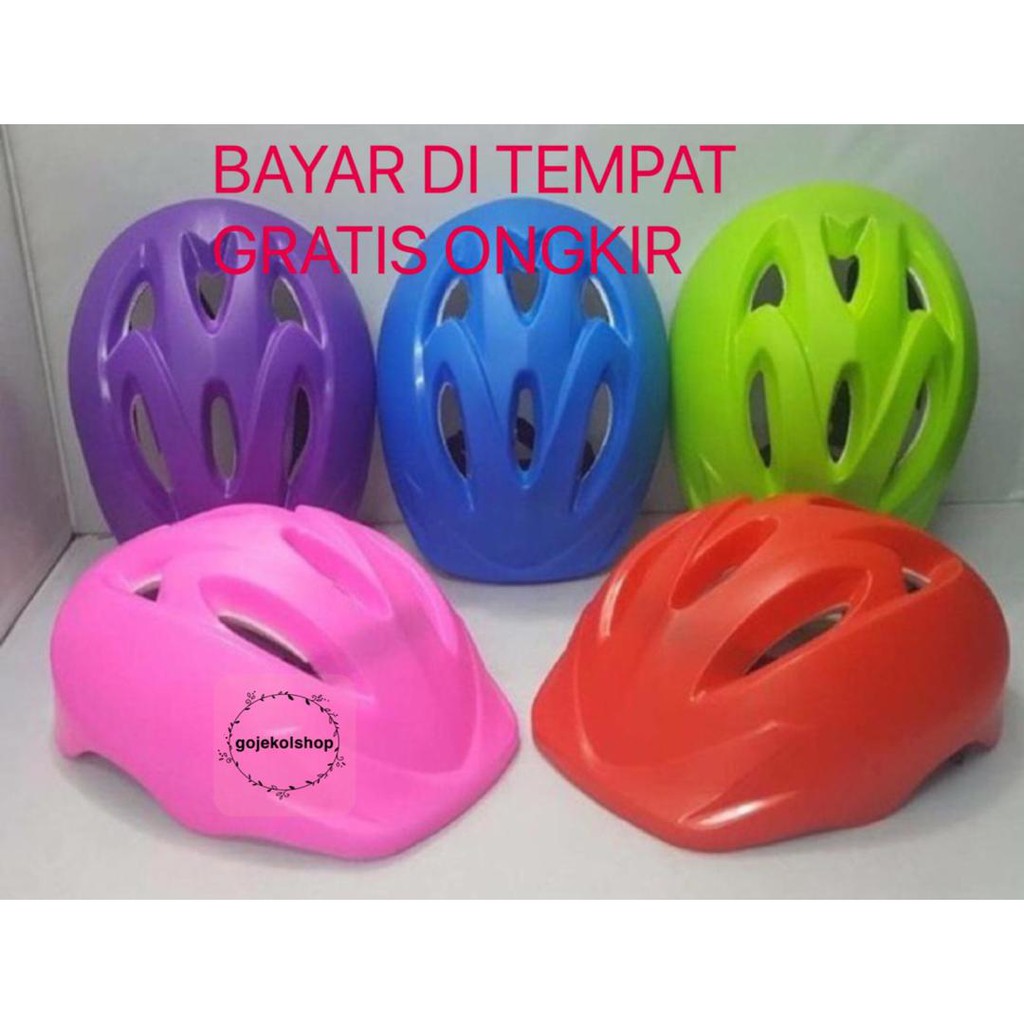 HELM SEPEDA  ANAK HELM SEPATU RODA  Shopee  Indonesia