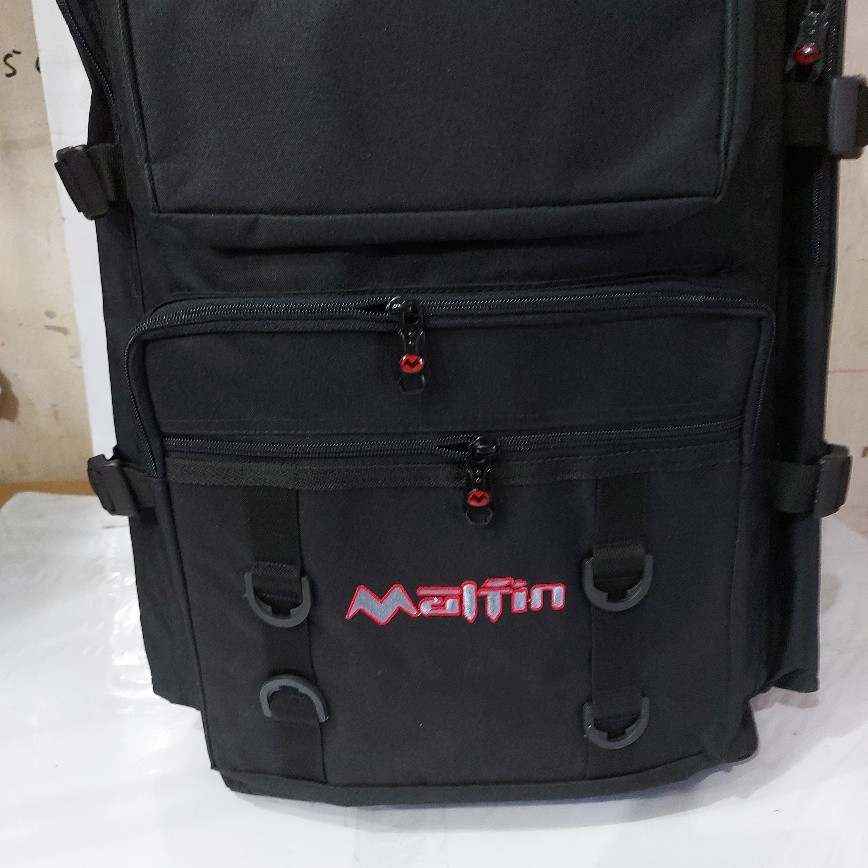 Tas Carrier MALFIN SUPER BESAR / Tas Gunung Premium Model Serut / Tas Hiking Rucksack MURAH Terbaru