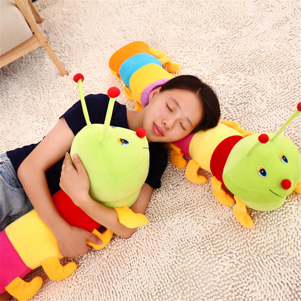 Needway Boneka Serangga Lucu Anak Anak Boneka Plush Lembut Katun Cotton Inchworm Boneka Mainan