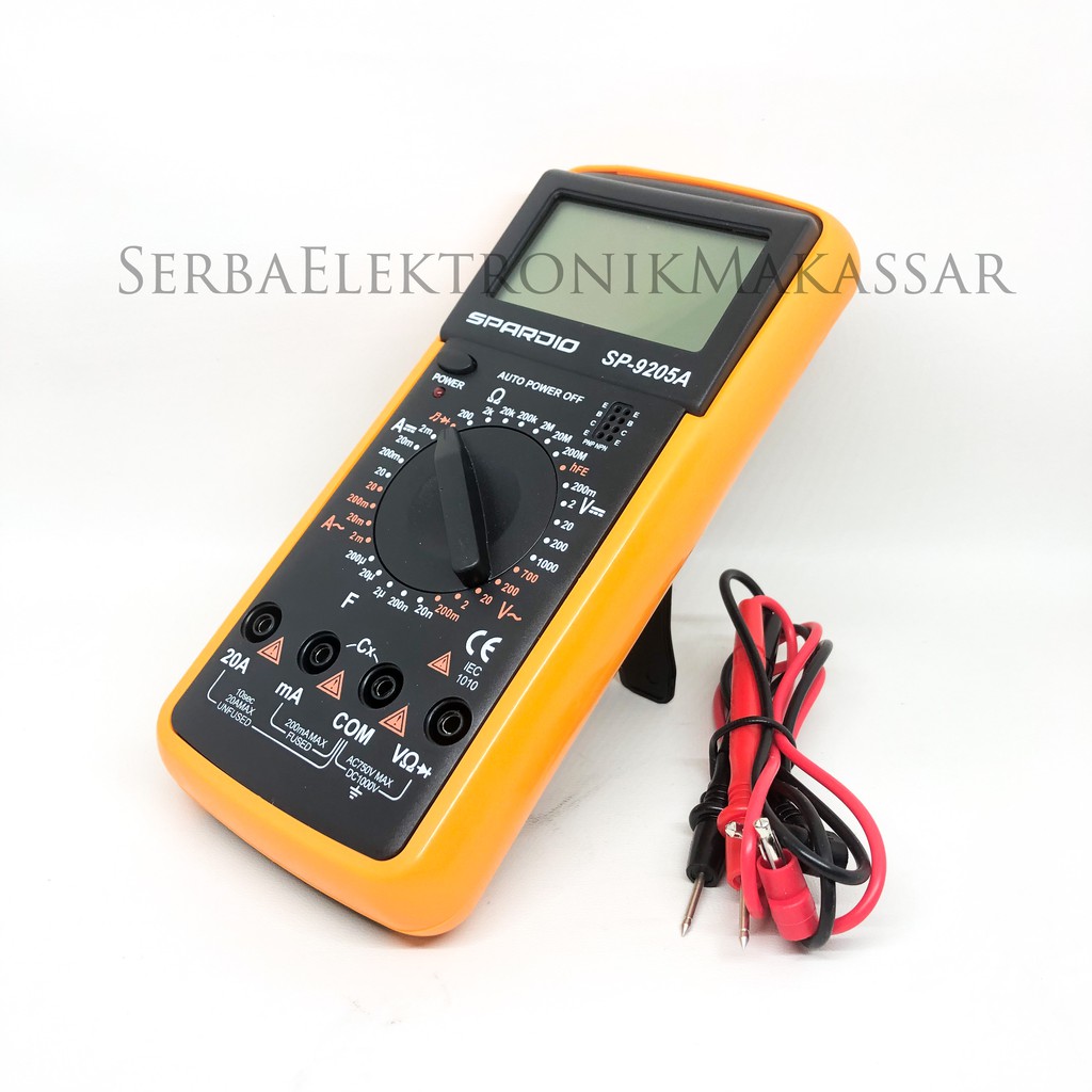 Multi Tester Avometer Multimeter Digital Besar 9205A Spardio SP-9205A