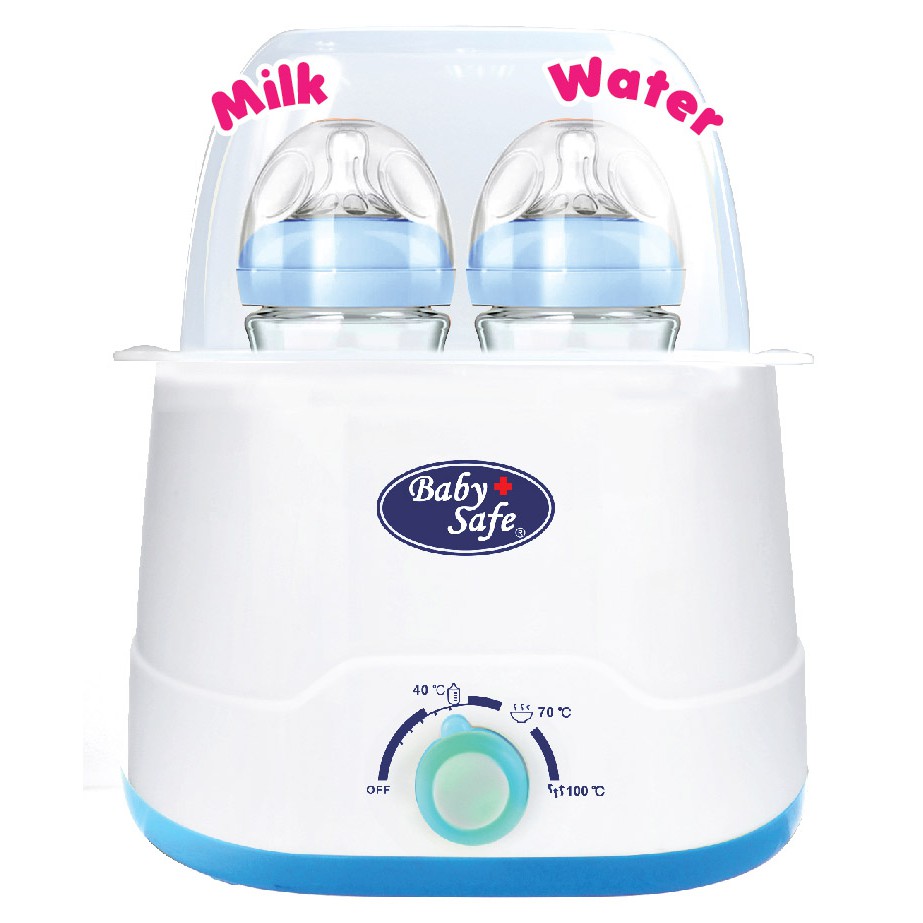 BABY SAFE Twin Bottle Warmer LB216