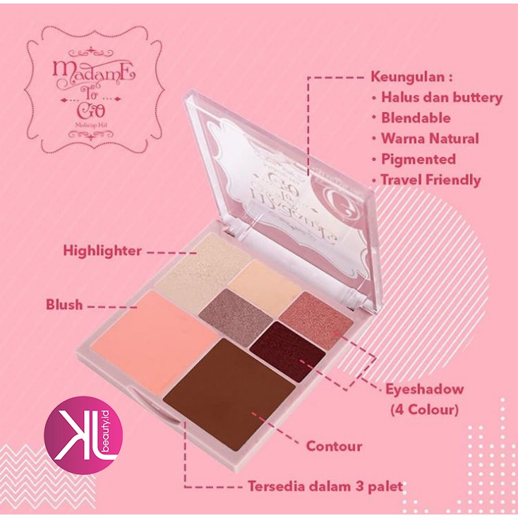 Madame Gie Madame To Go Face Pallete